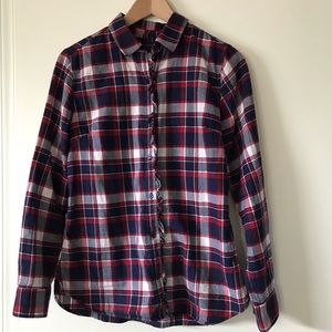 2/$20! Banana Republic flannel shirt